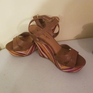 Madden Girl Wisperr Wedge Sandle size 8.5